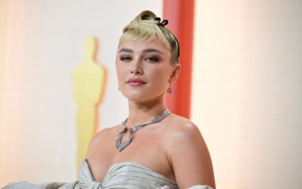 Florence Pugh's Faux Bangs at the Oscars 2023