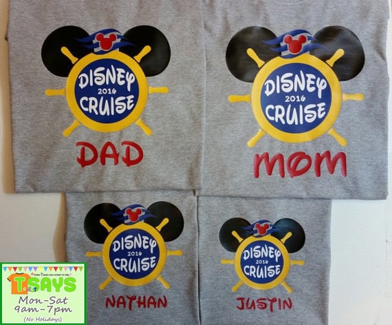 Disney Cruise Personalized Family Shirts