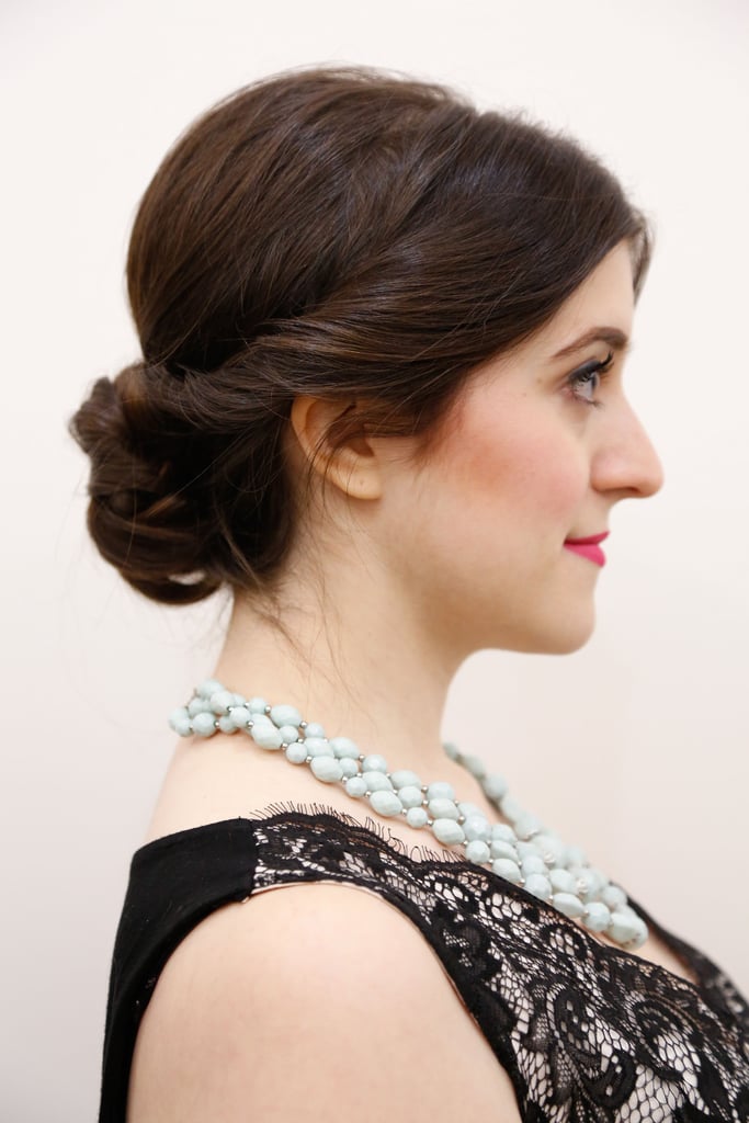 The Finished Look | Date-Night Updo Hair How-To | POPSUGAR ...