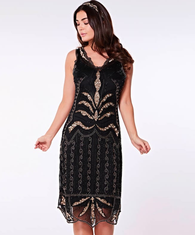 black gold dresses uk