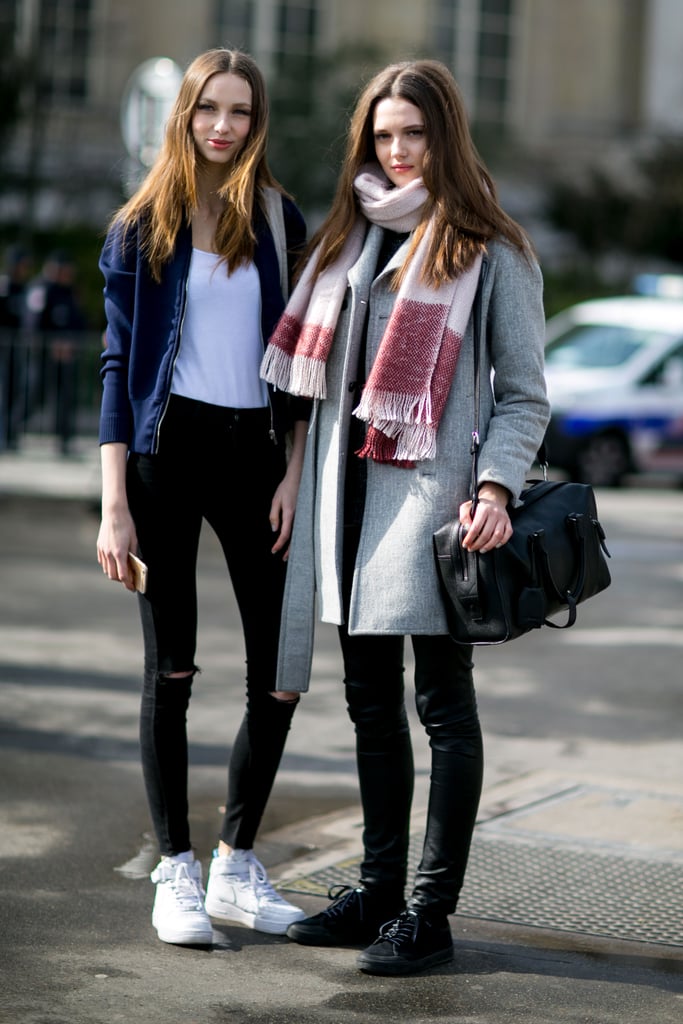 Model Street Style at Paris Fashion Week Fall 2016 | POPSUGAR Fashion