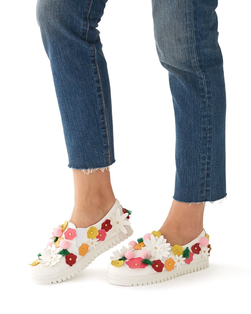 Up Celia Floral Slip-Ons