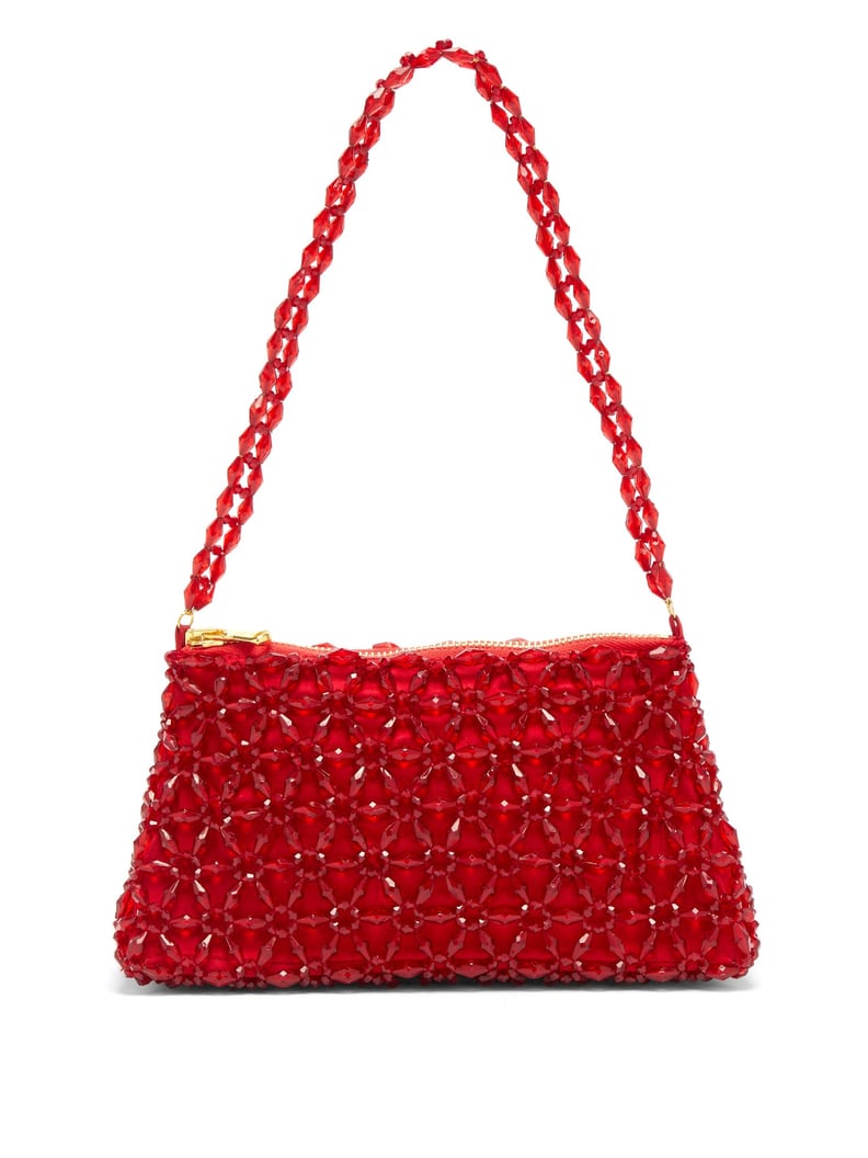 Shrimps Dawson Floral-Beaded Bag