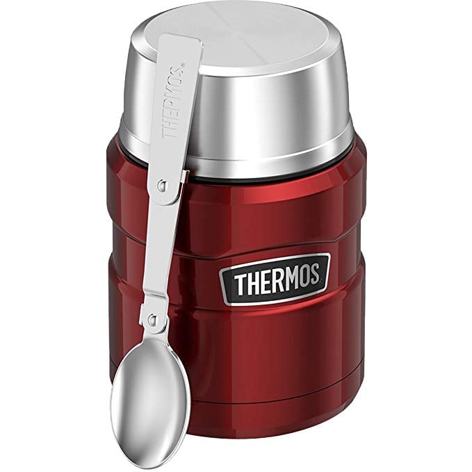Thermos Stainless King Vacuum Insulated Food Jar With Folding Spoon