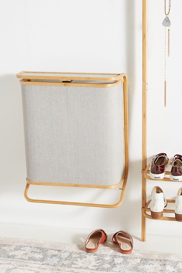 Bamboo Hamper Best Home Organizers From Anthropologie POPSUGAR Home