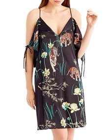 Nicole Miller New York Tiger-print Shift Dress