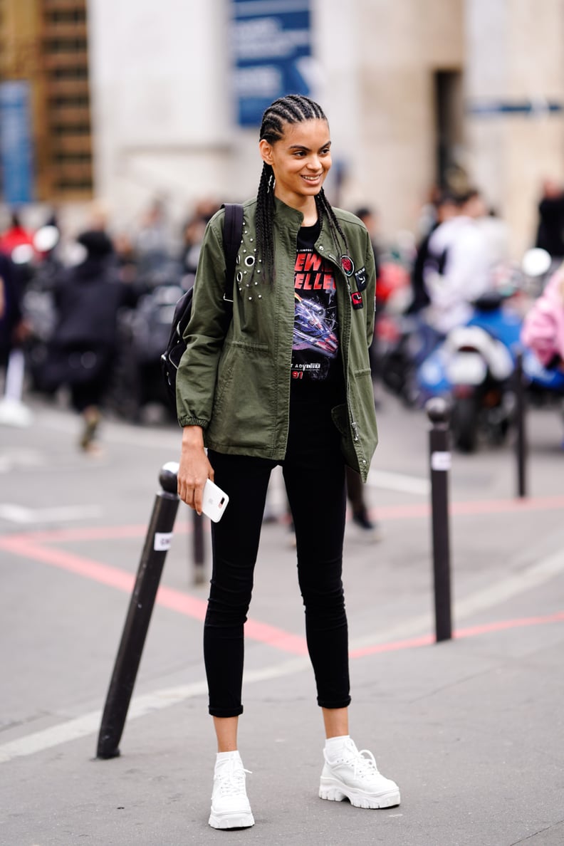 Add a Utility Jacket and a Retro Tee