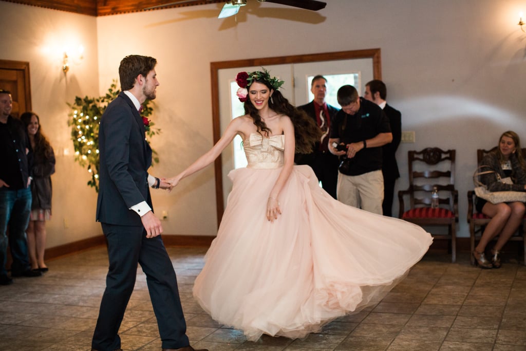 Woodsy Pink Bohemian Wedding