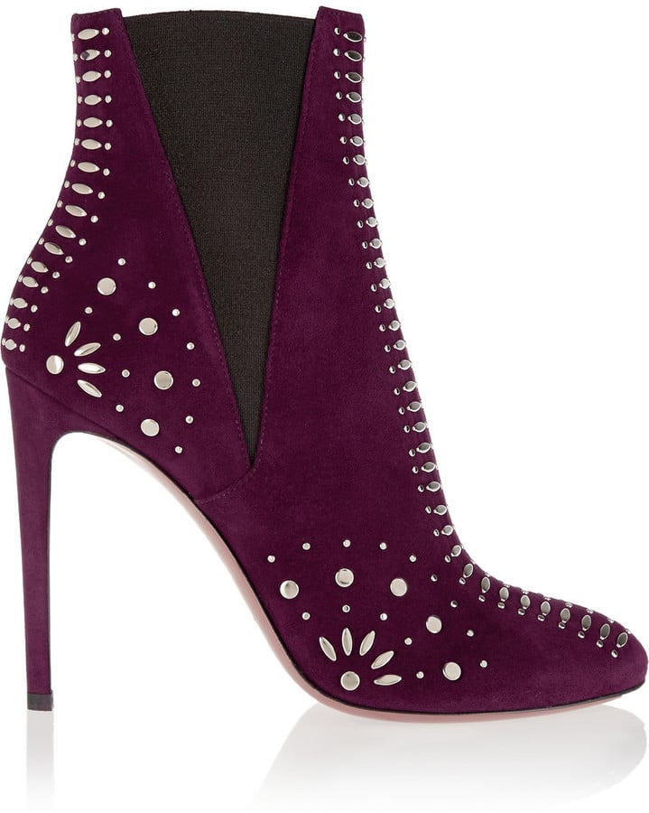 alaia studded ankle boots