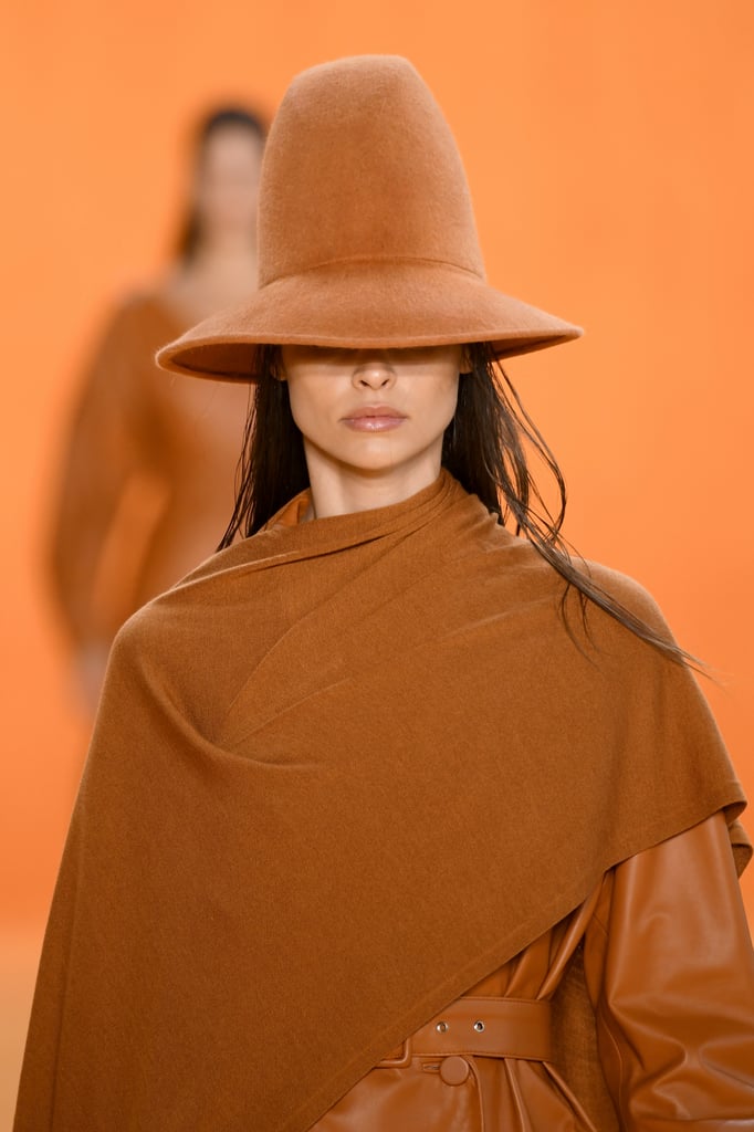 A Hat on the Sally LaPointe Runway at New York Fashion Week