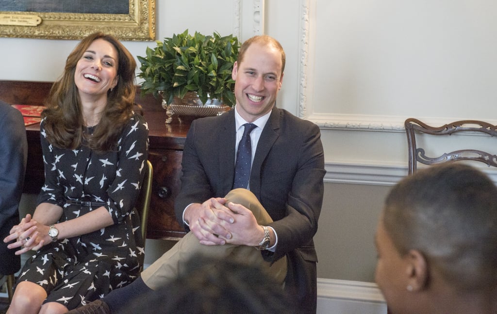 Kate Middleton Prince William at St. Thomas Hospital 2016