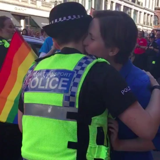 Police Officer's Girlfriend Propose at Pride in London