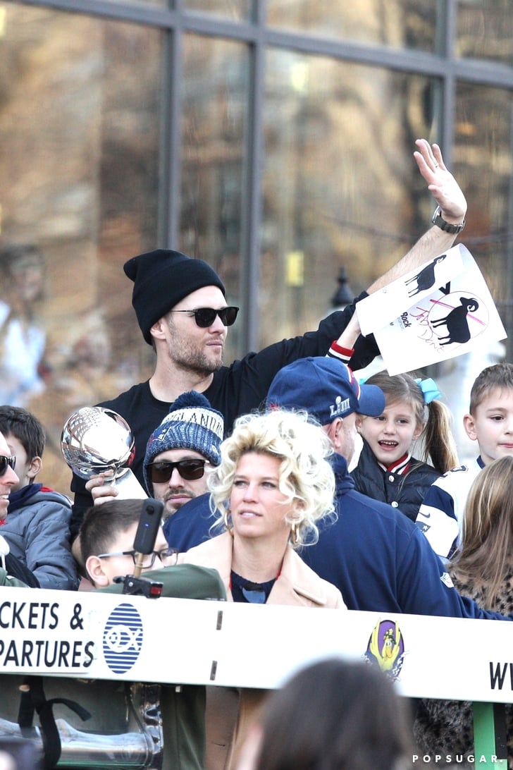Tom Brady and His Family at 2019 Super Bowl Parade | POPSUGAR Celebrity Photo 15