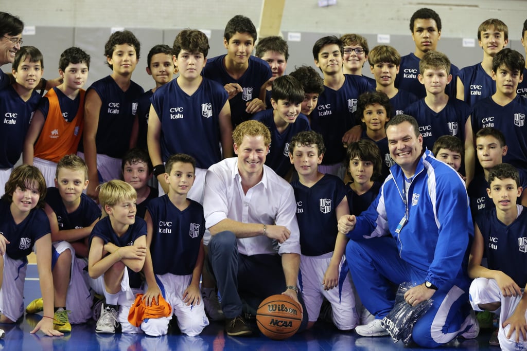 Prince Harry at the World Cup in Brazil