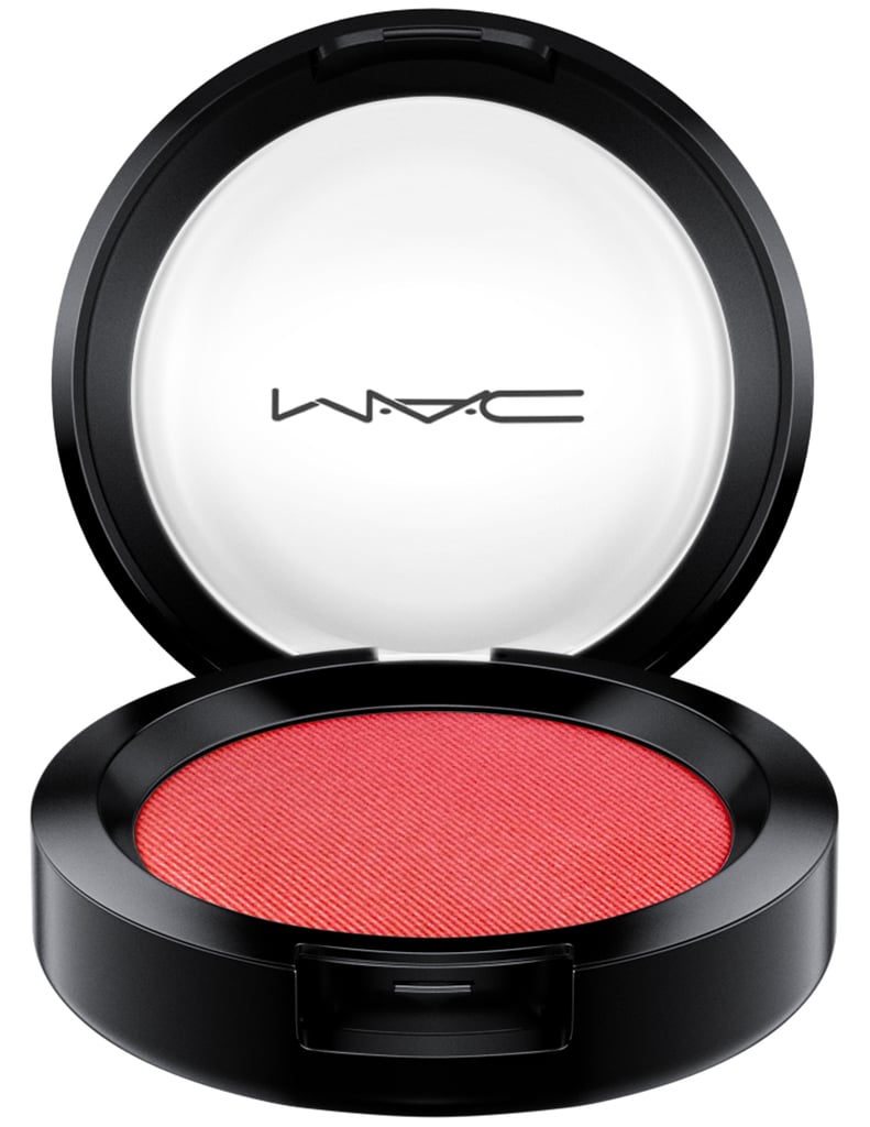 Mac in Monochrome Ruby Woo Collection Powder Blush in Apple Red