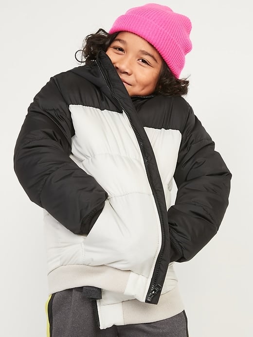 Old Navy Water Resistant Hooded Frost-Free Puffer Jacket for Boys