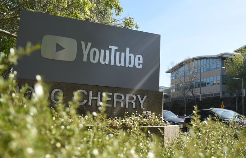 YouTube's headquarters is seen during an active shooter situation in San Bruno, California on April 03, 2018.                      Gunshots erupted at YouTube's offices in California Tuesday, sparking a panicked escape by employees and a massive police re