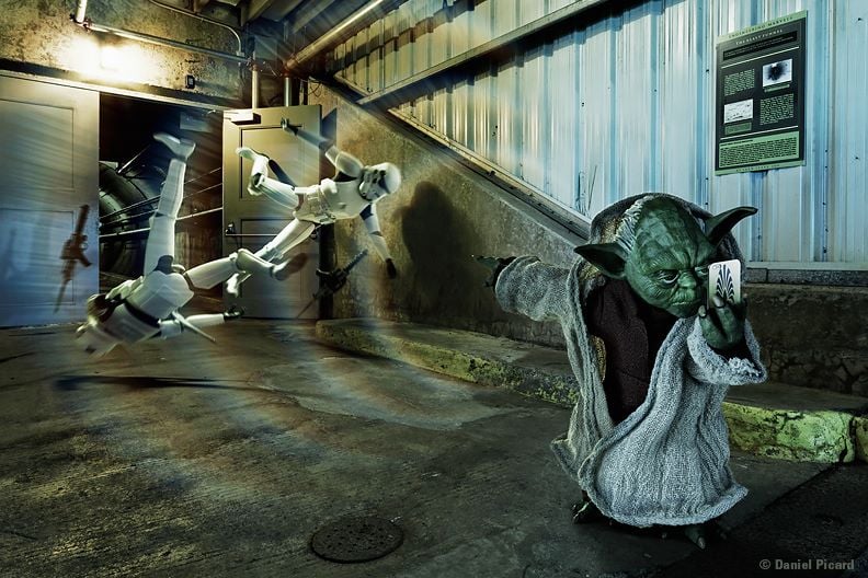 Yoda can't stop counting his Instagram "likes" either.