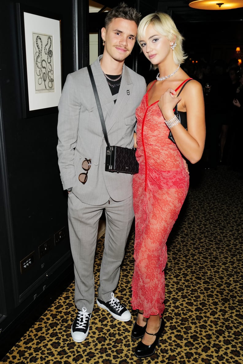 Romeo Beckham and Mia Regan at The Twenty Two Party