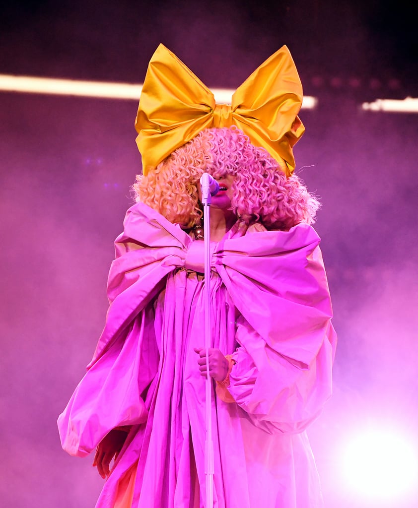 Sia's Pink Gown at the Billboard Music Awards 2020