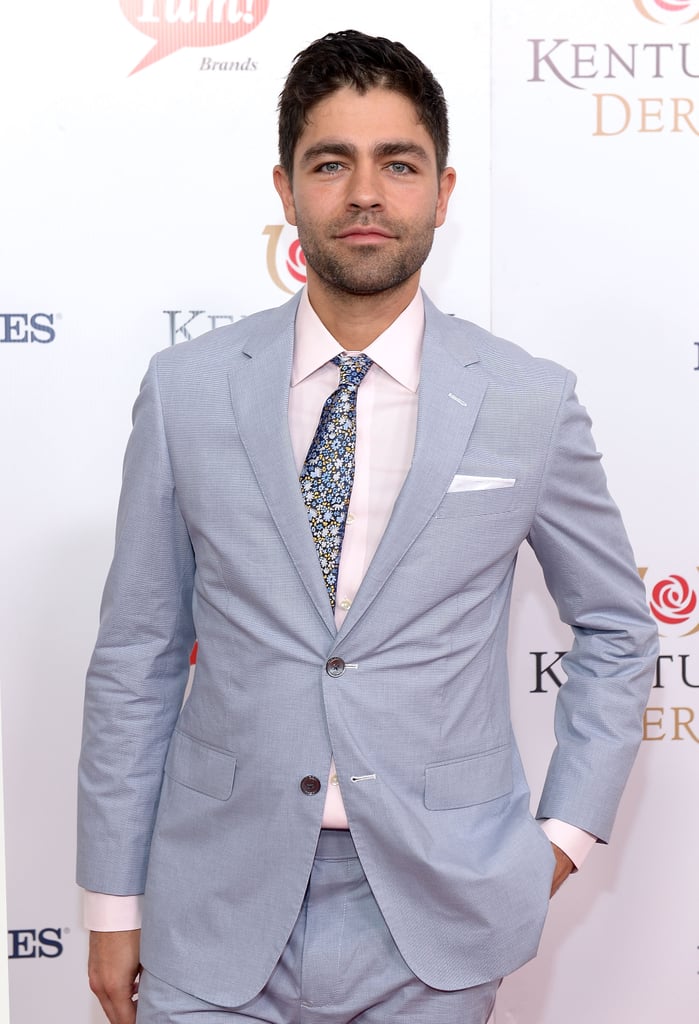 Adrian Grenier looked dapper at the races in 2016.