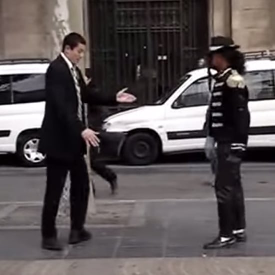 Man Dances With Michael Jackson Impersonator