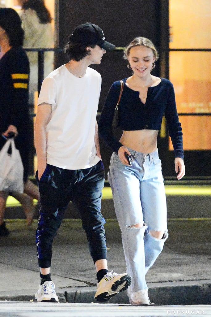 Timothée Chalamet and Lily-Rose Depp Out in NYC Pictures