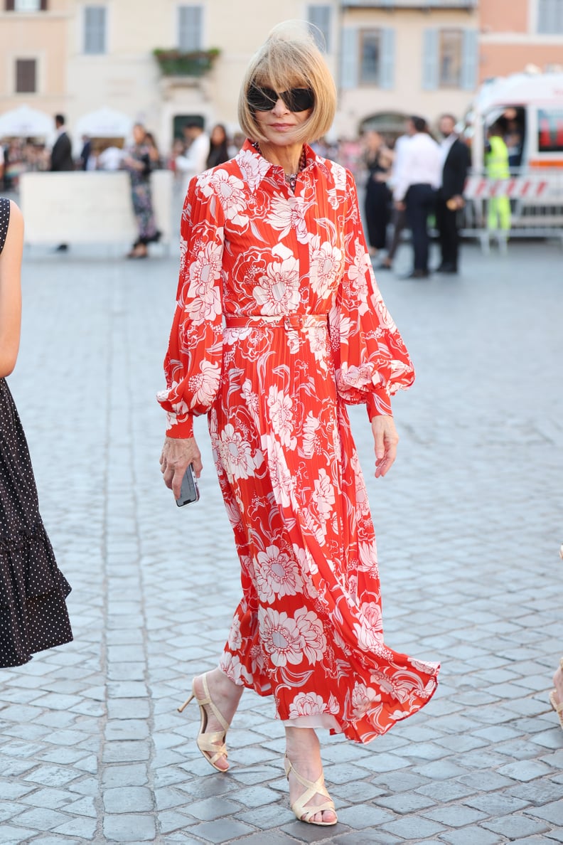 Anna Wintour at the Valentino 2022 Haute Couture Show