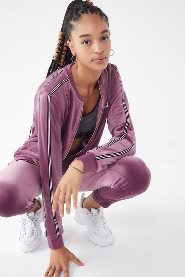 FILA + UO Laina Velour Track Suit