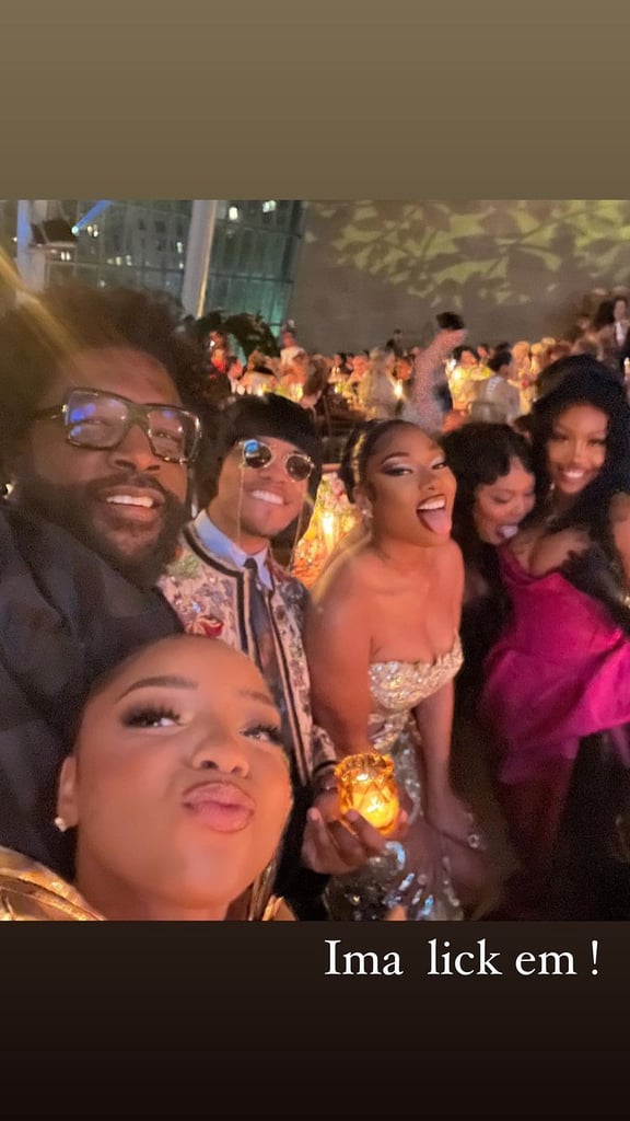 Megan Thee Stallion, Lizzo, Chlöe, SZA, Anderson .Paak, and Questlove at the 2022 Met Gala