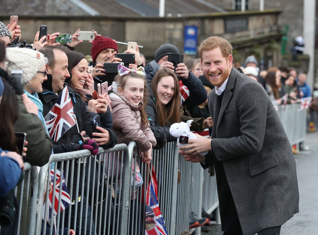 Prince Harry and Meghan Markle in Edinburgh February 2018