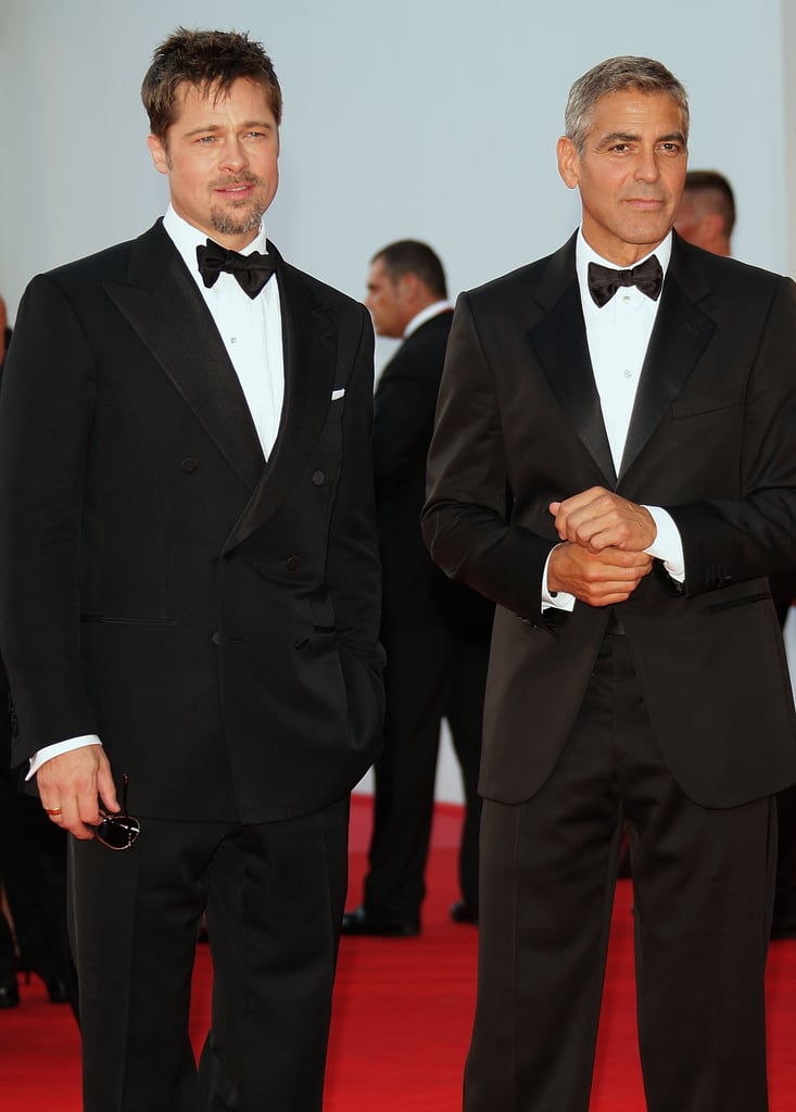 Brad Pitt and George Clooney Friendship Pictures