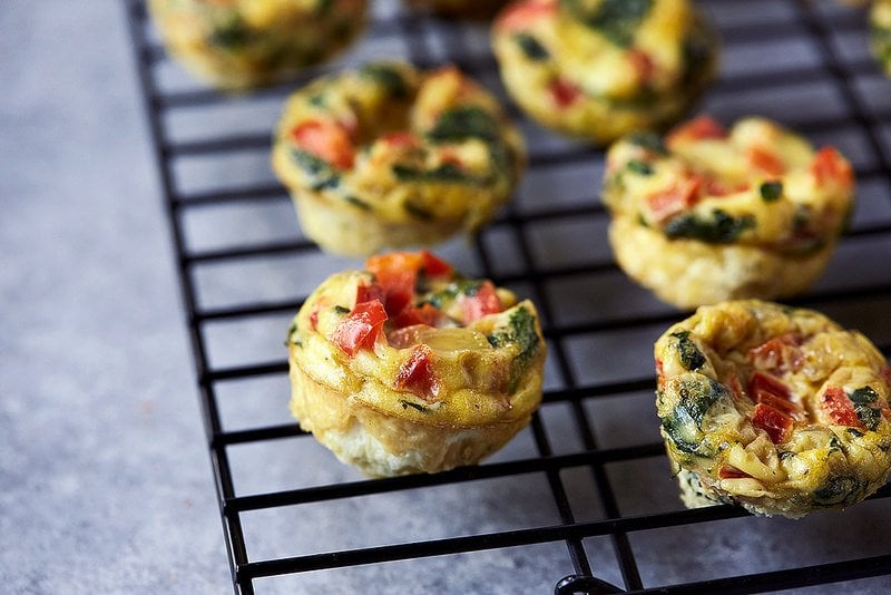 Vegetarian: Mini Frittata Egg Bites