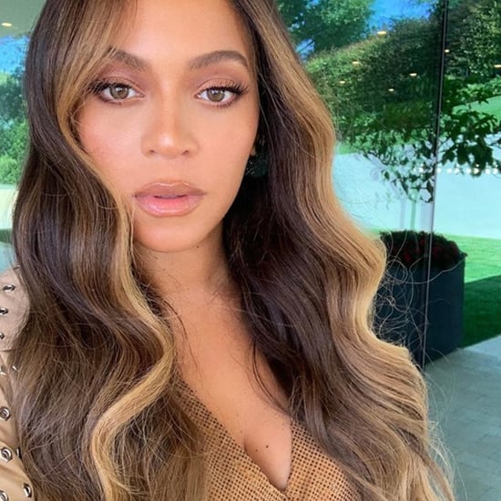 Beyonce's Hair Colour With Money Piece Highlights