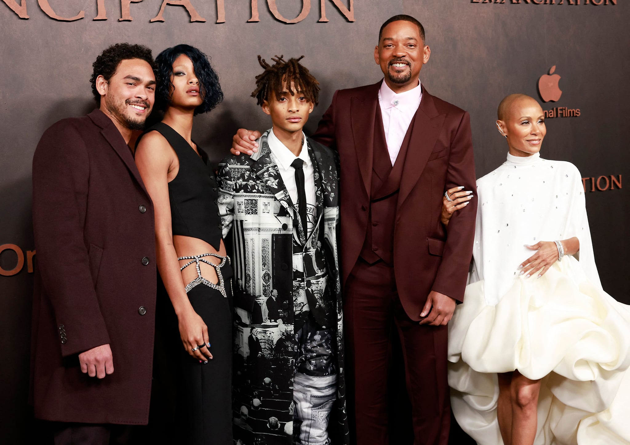 Will Smith and His Family at Emancipation Premiere │Photos | POPSUGAR Celebrity