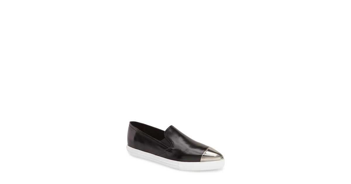 miu miu metal cap sneaker