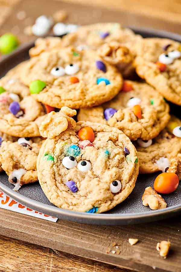 Halloween Monster Eye Walnut Cookies These 50 Halloween Recipes