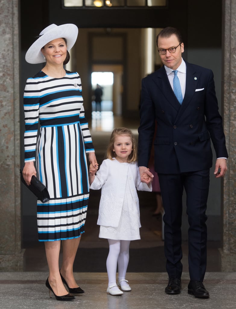 Princess Victoria Opted For a Striped Number