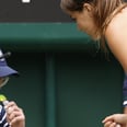 Fainting Ball Boy Saved by Wimbledon Player (and a Candy Fan in the Crowd)