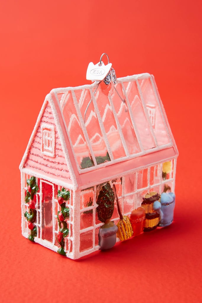 Glass Greenhouse Ornament Anthropologie Christmas Decorations 2019