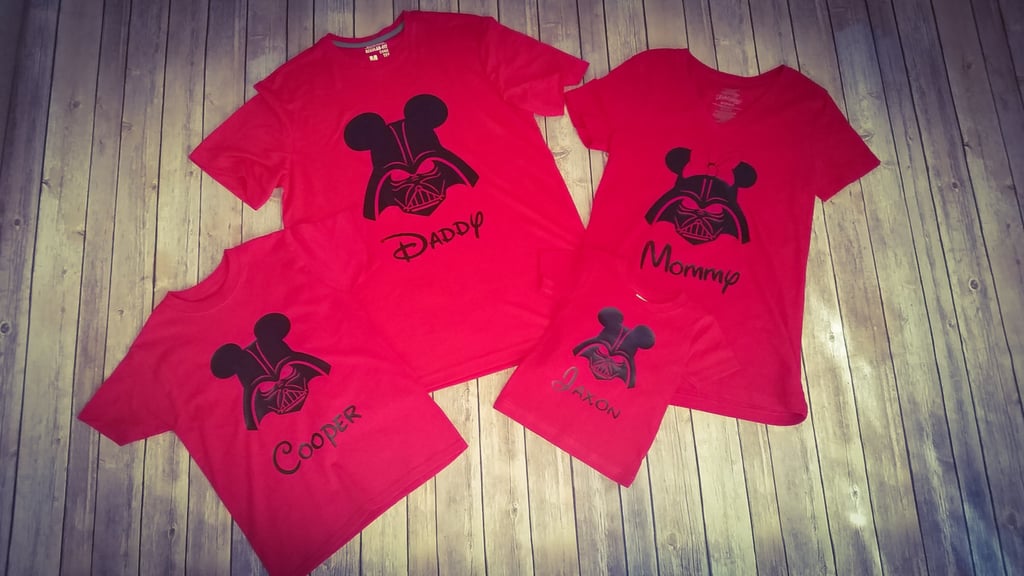 Disney Darth Vader Family Shirts