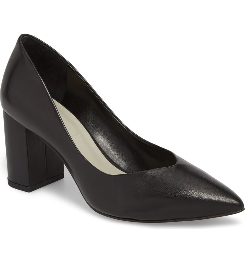 1.State Saffy Block-Heel Pumps