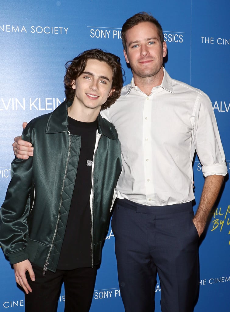 Armie Hammer and Timothee Chalamet Pictures