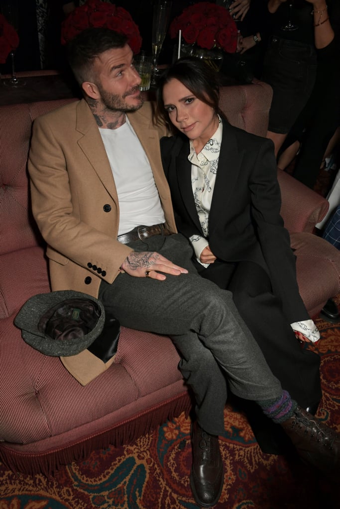 David and Victoria Beckham at the Victoria Beckham x YouTube Party