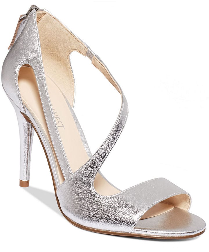 Silver Bridesmaids' Shoes