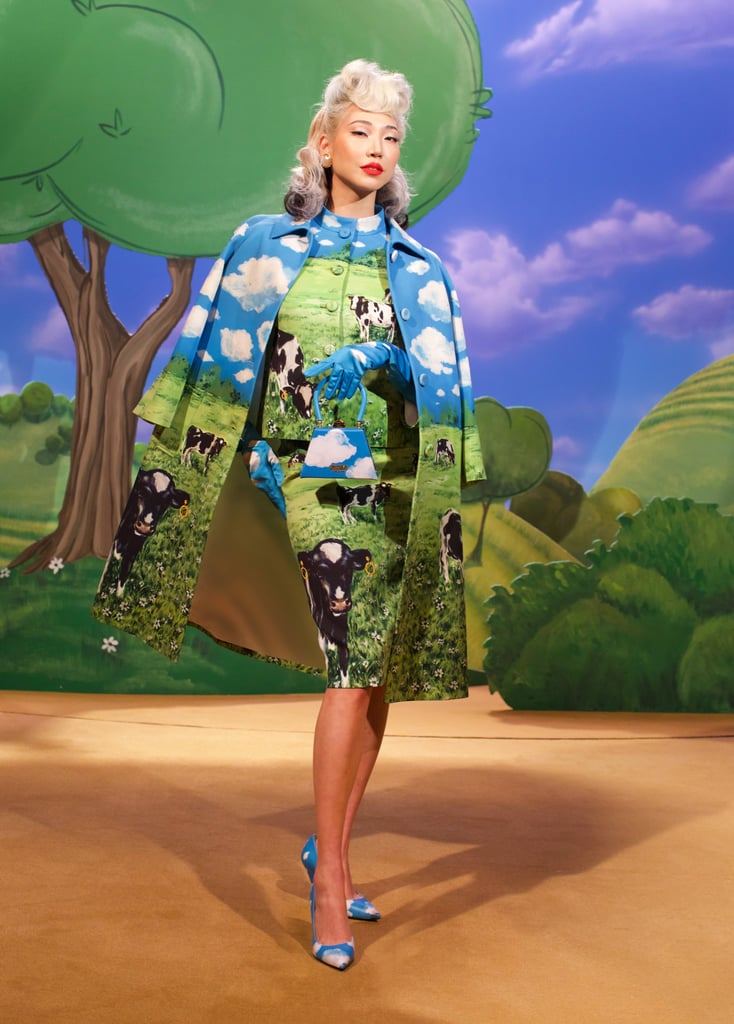 Hailey Bieber Walks in the Fall 2021 Moschino Runway Show