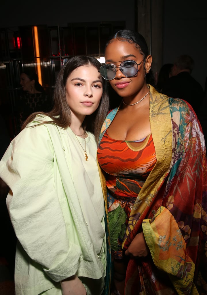 Destiny Rogers and H.E.R. at the 2020 Sony Music Grammys Afterparty