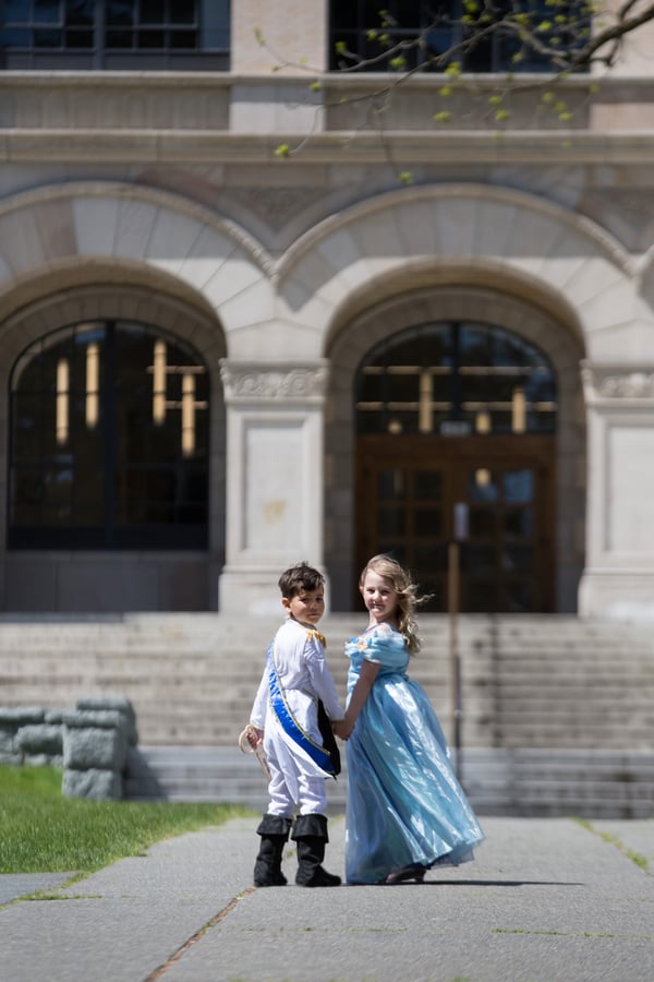 Best Friends' Disney Princess and Prince Charming Photos