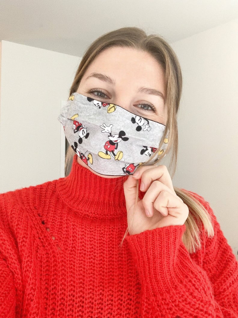 Handmade Mickey Mouse Face Mask