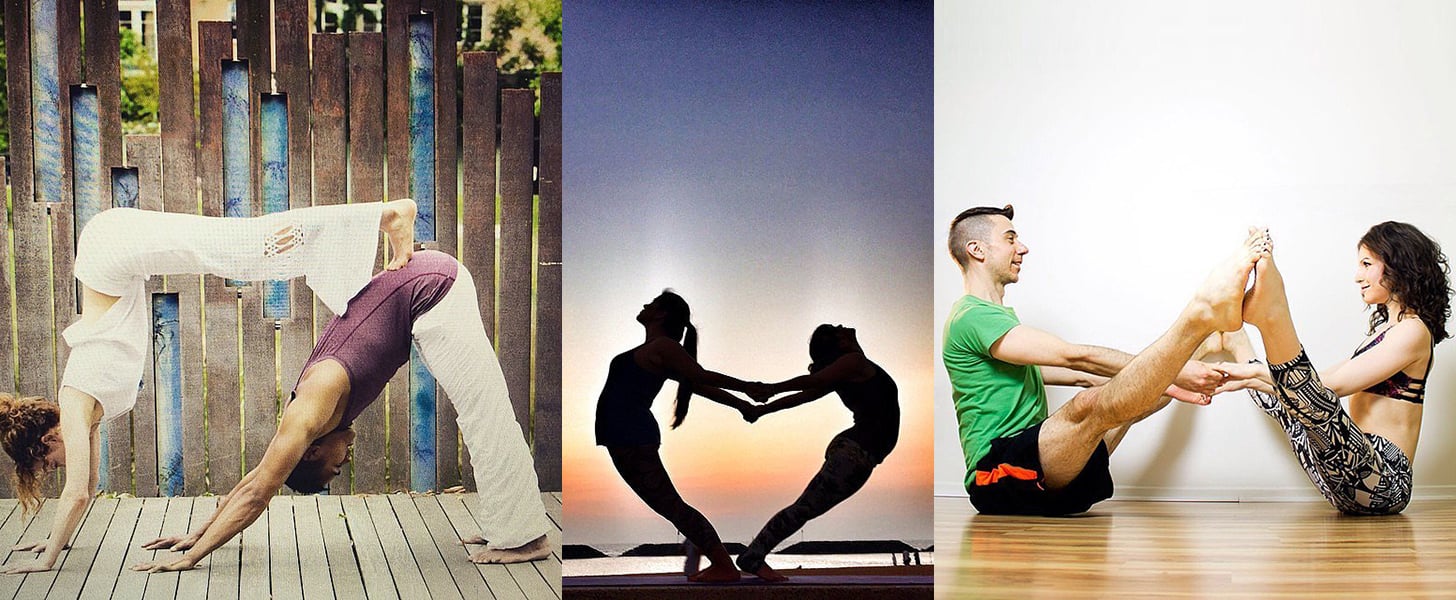 Partner Yoga Pose Sequence Popsugar Fitness